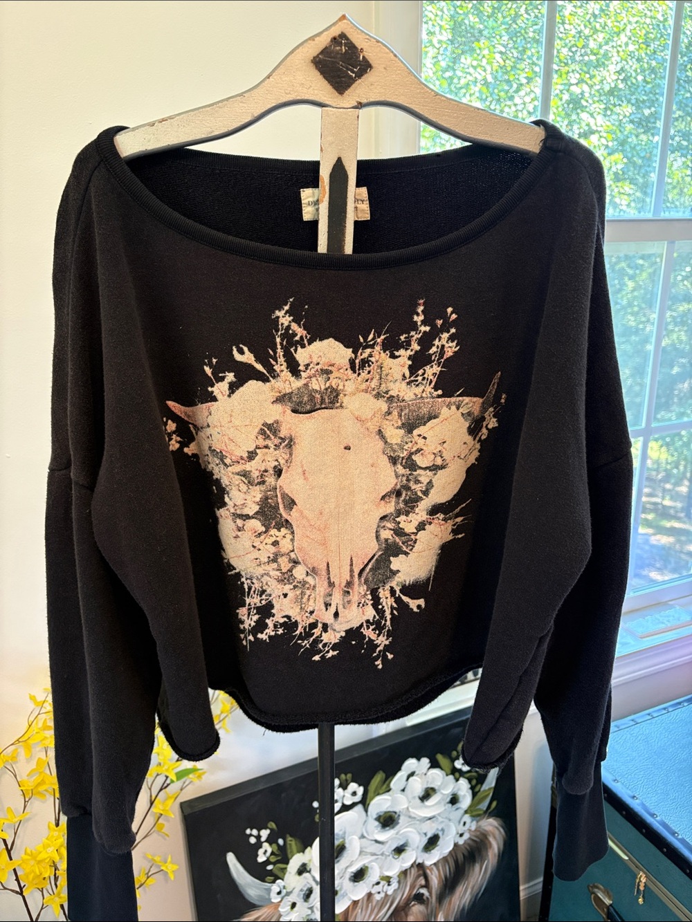 Denim & Supply Vintage Style Cropped Sweatshirt-Rare find